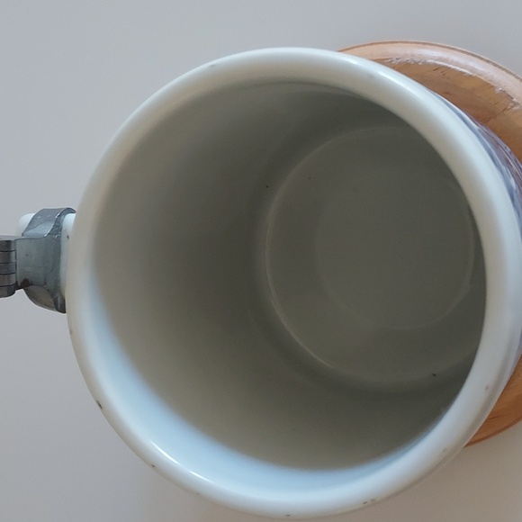 Vintage German Porcelain Beer Stein With Pewter Lid - Schönwald Germany - Picture 8 of 17